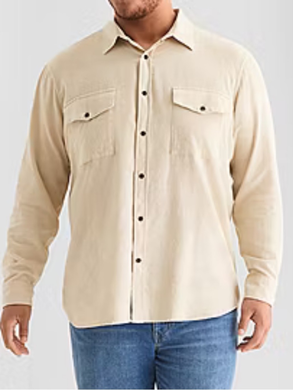Men’s mutual weave long sleeve 5XL